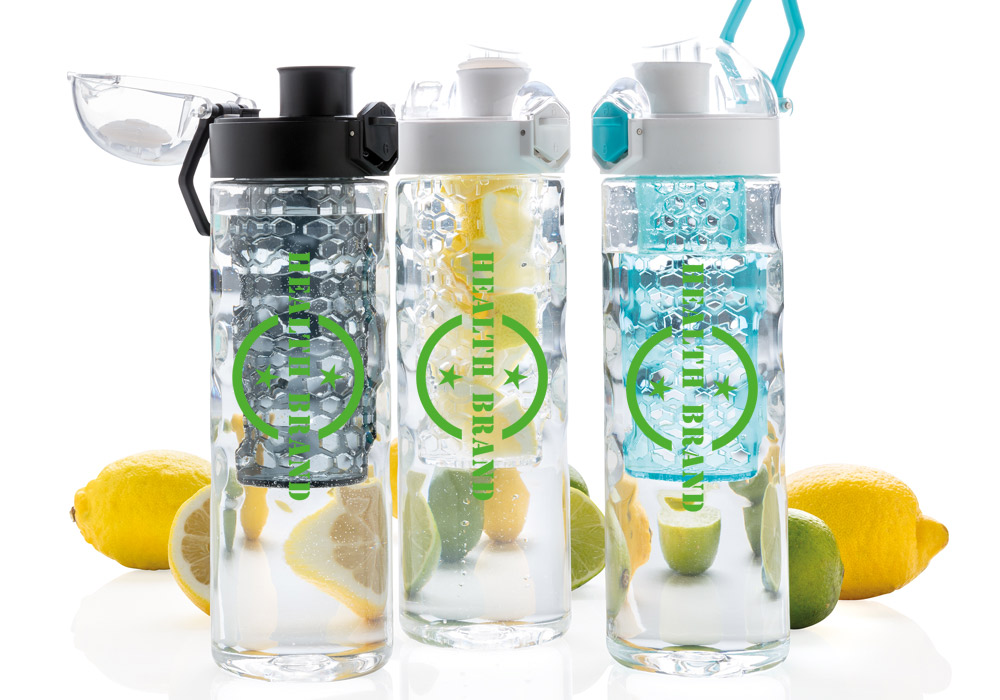 Custom branded water infuser bottle